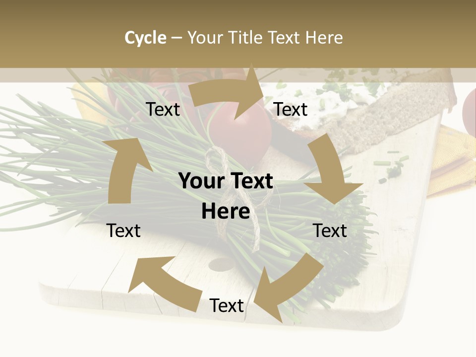 Cleba White Background Gourmet PowerPoint Template