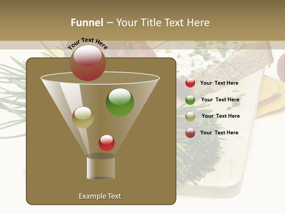 Cleba White Background Gourmet PowerPoint Template