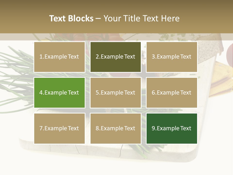 Cleba White Background Gourmet PowerPoint Template