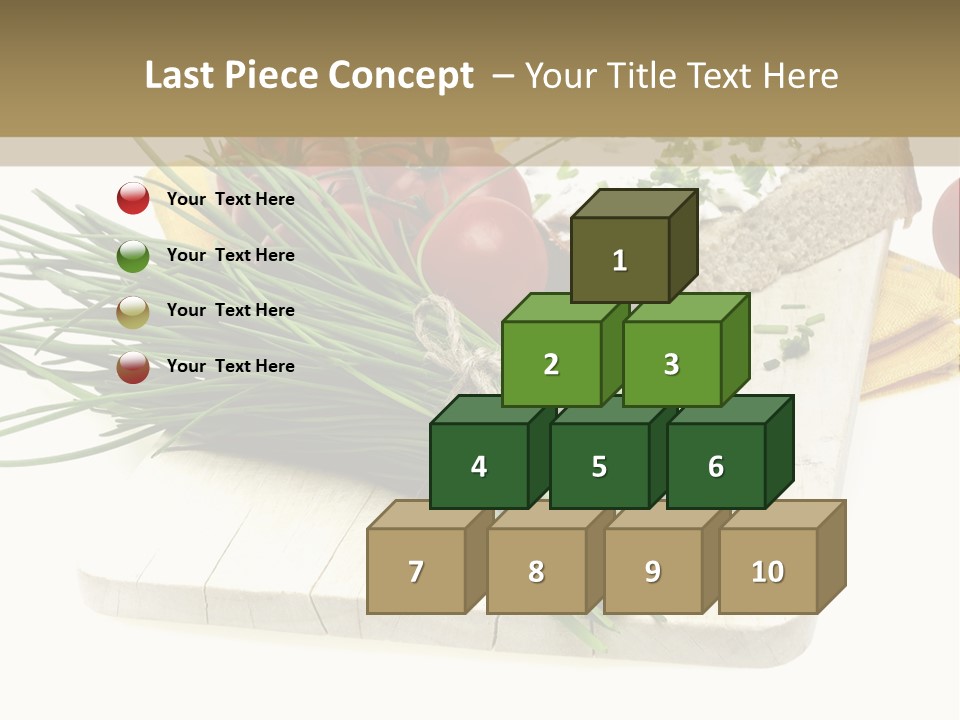 Cleba White Background Gourmet PowerPoint Template