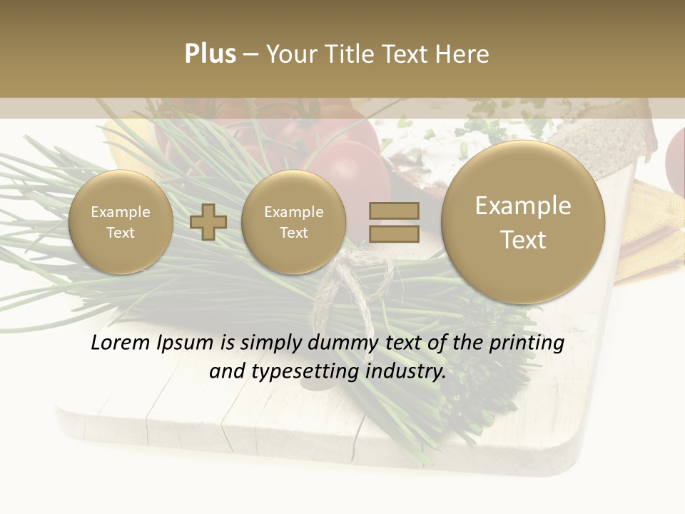 Cleba White Background Gourmet PowerPoint Template