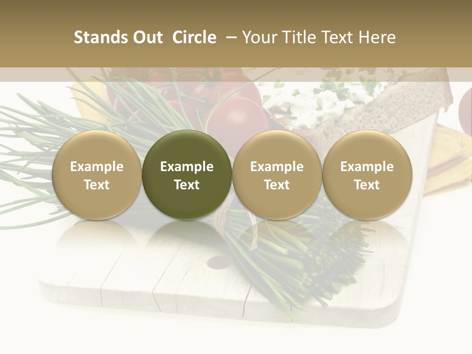 Cleba White Background Gourmet PowerPoint Template