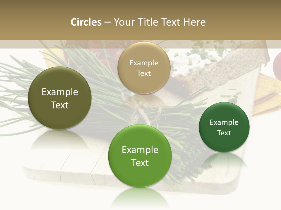 Cleba White Background Gourmet PowerPoint Template