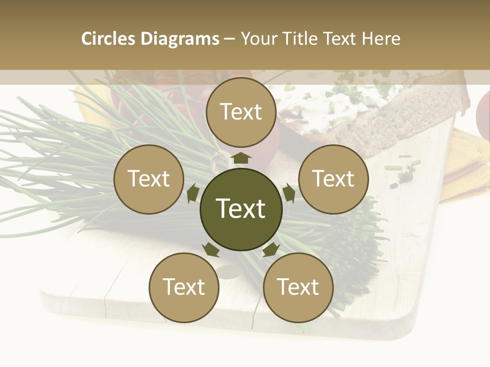 Cleba White Background Gourmet PowerPoint Template