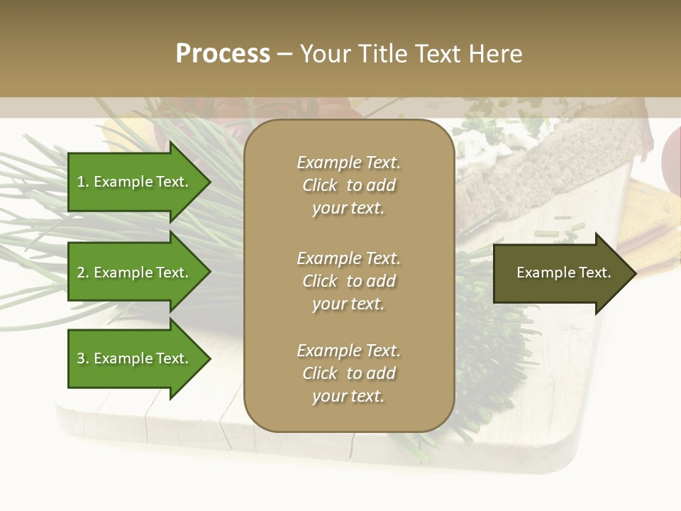 Cleba White Background Gourmet PowerPoint Template