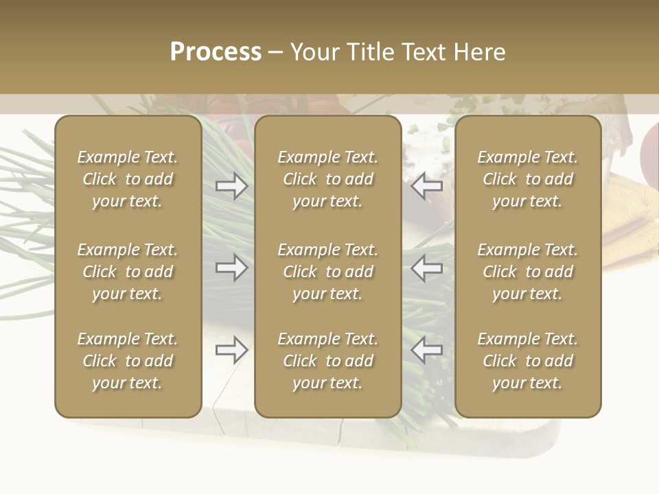 Cleba White Background Gourmet PowerPoint Template