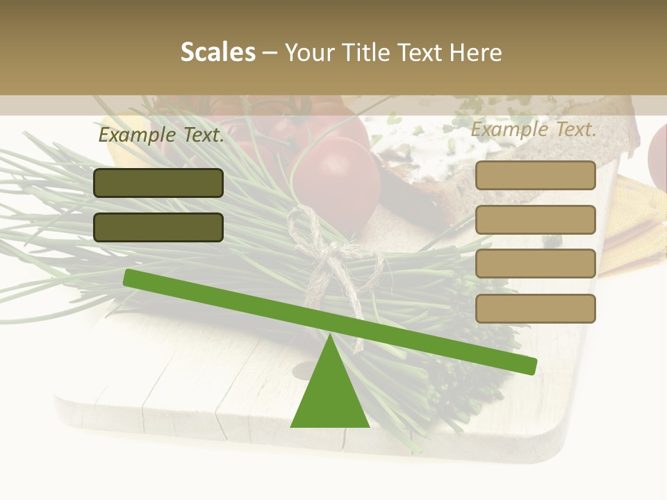 Cleba White Background Gourmet PowerPoint Template