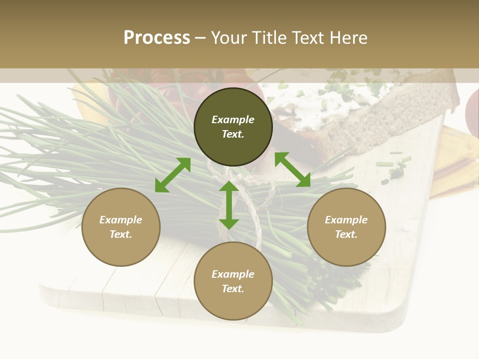 Cleba White Background Gourmet PowerPoint Template