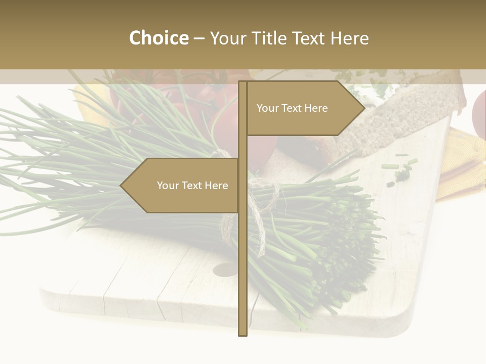 Cleba White Background Gourmet PowerPoint Template