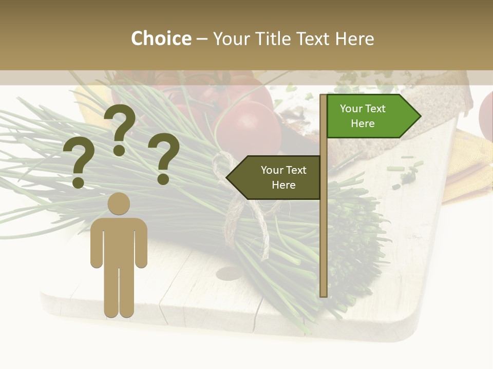 Cleba White Background Gourmet PowerPoint Template