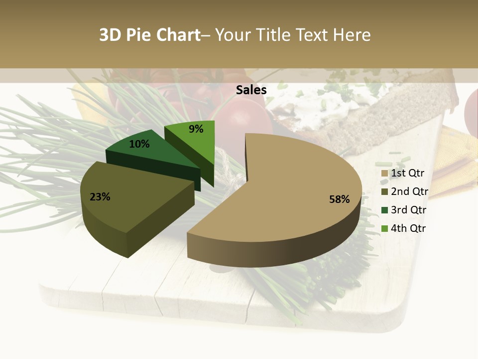 Cleba White Background Gourmet PowerPoint Template