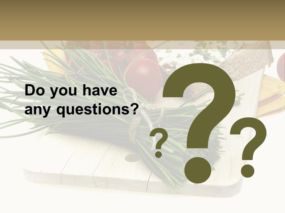 Cleba White Background Gourmet PowerPoint Template