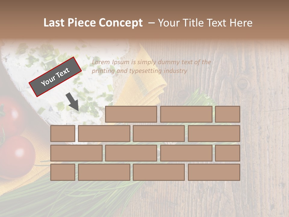 Aroma Chives Wood PowerPoint Template