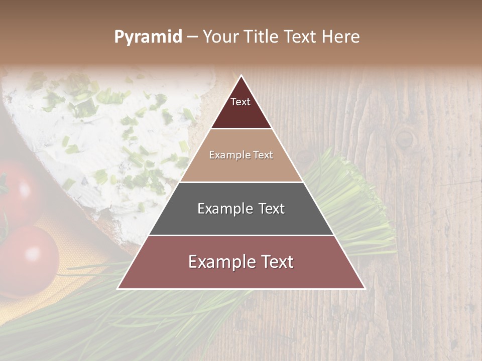 Aroma Chives Wood PowerPoint Template