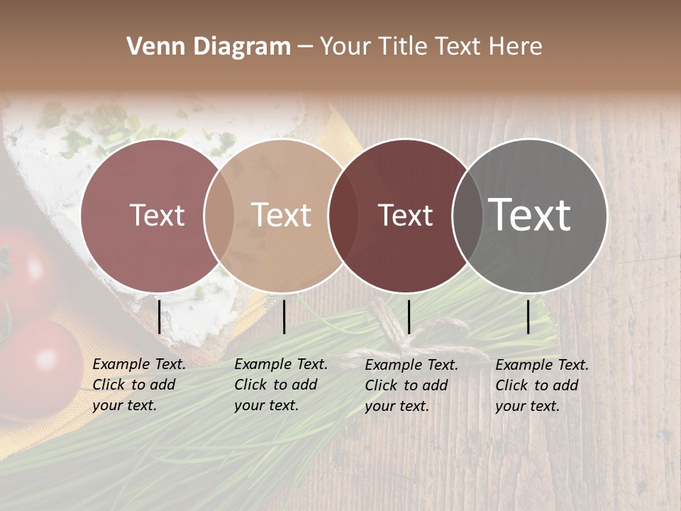 Aroma Chives Wood PowerPoint Template