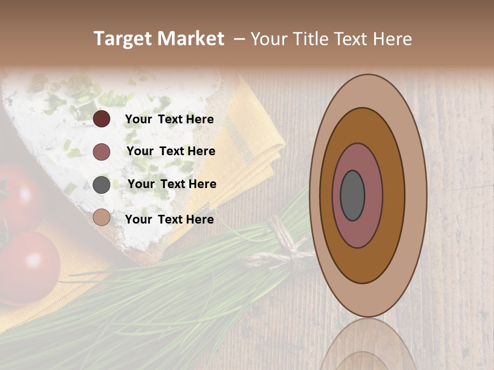 Aroma Chives Wood PowerPoint Template