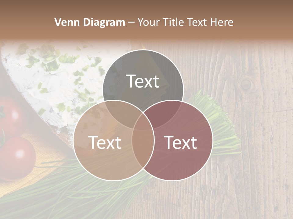 Aroma Chives Wood PowerPoint Template