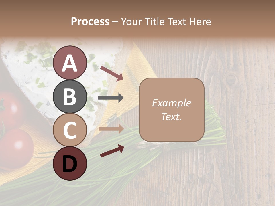 Aroma Chives Wood PowerPoint Template