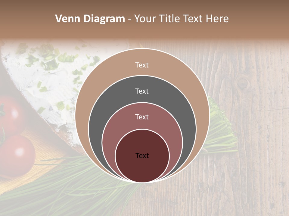 Aroma Chives Wood PowerPoint Template