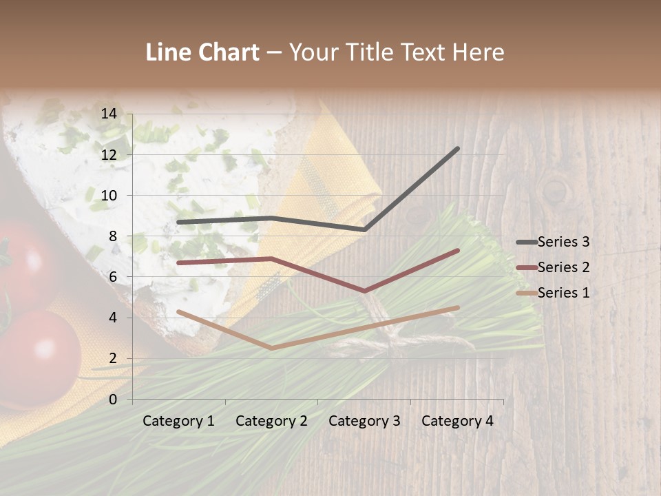 Aroma Chives Wood PowerPoint Template