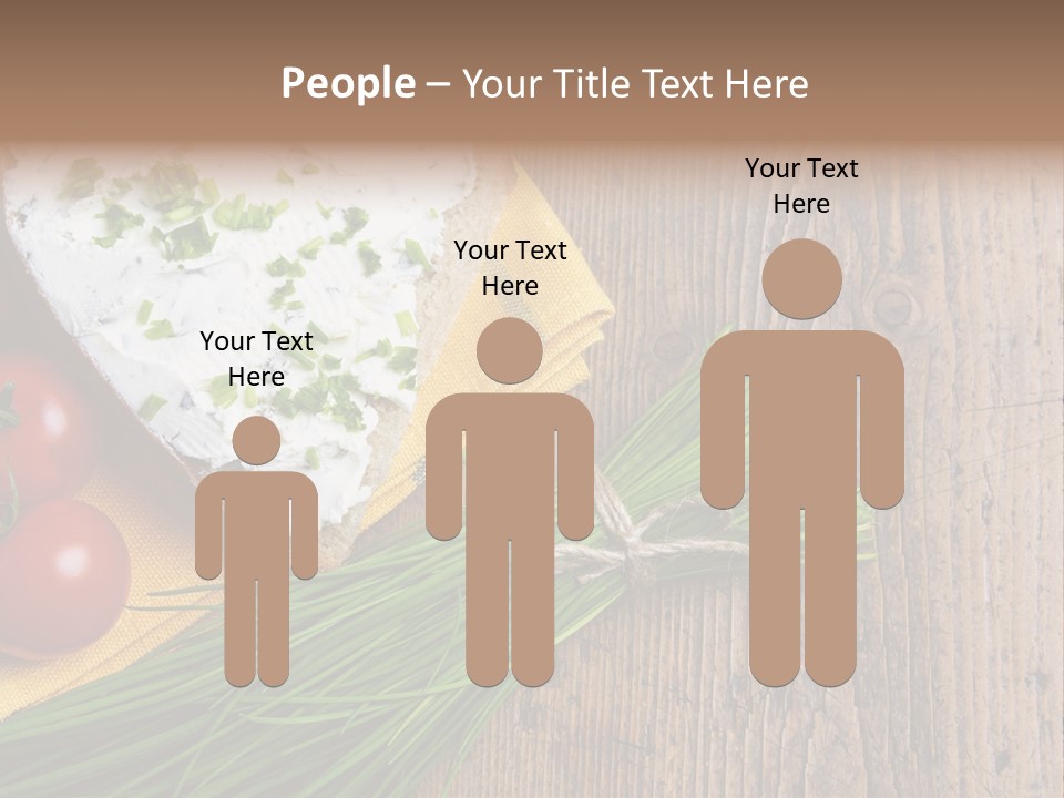 Aroma Chives Wood PowerPoint Template