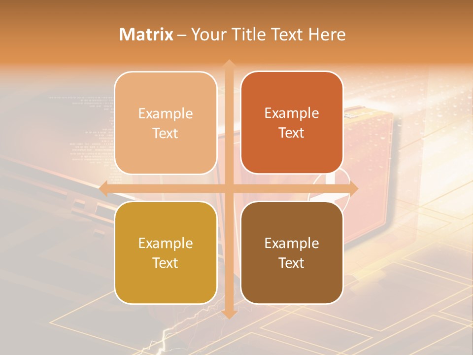 Case Threedimensional Effects PowerPoint Template
