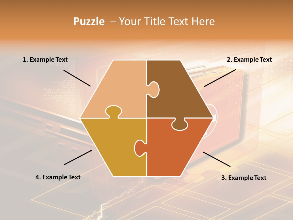 Case Threedimensional Effects PowerPoint Template