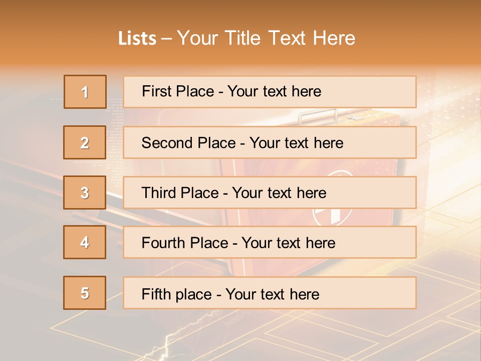 Case Threedimensional Effects PowerPoint Template