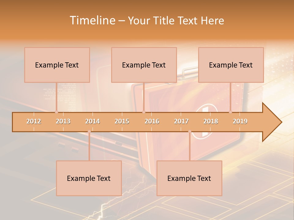 Case Threedimensional Effects PowerPoint Template