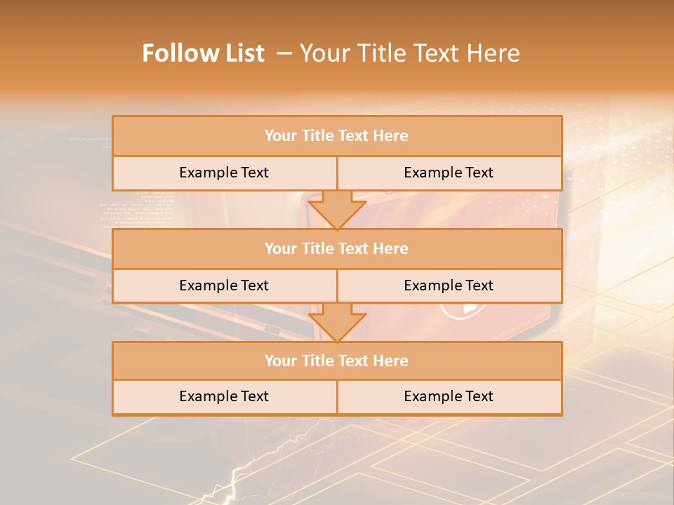 Case Threedimensional Effects PowerPoint Template