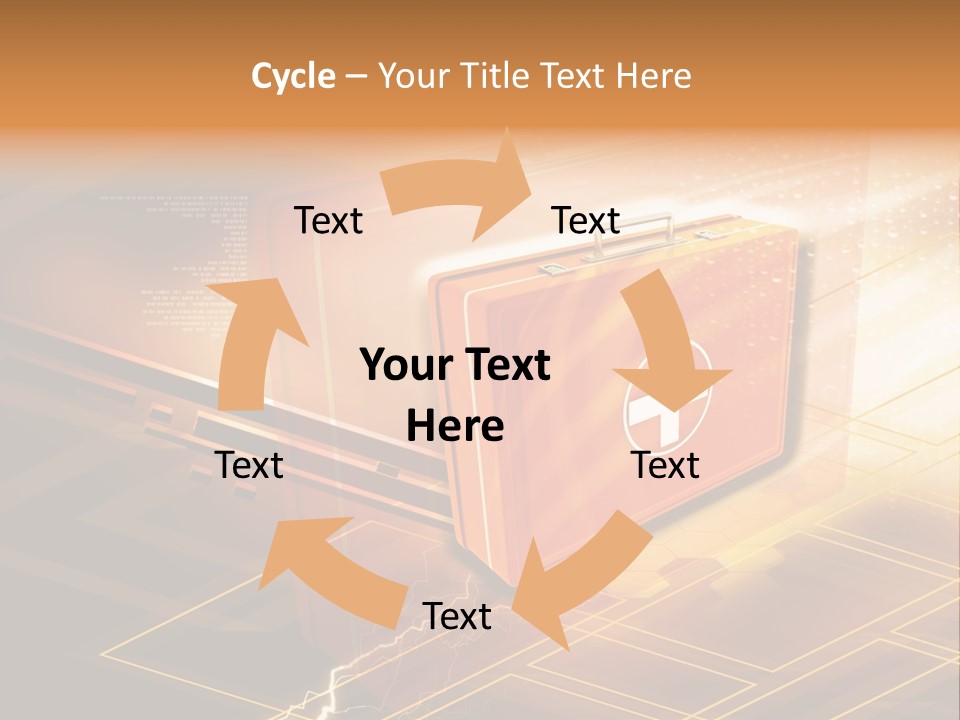 Case Threedimensional Effects PowerPoint Template