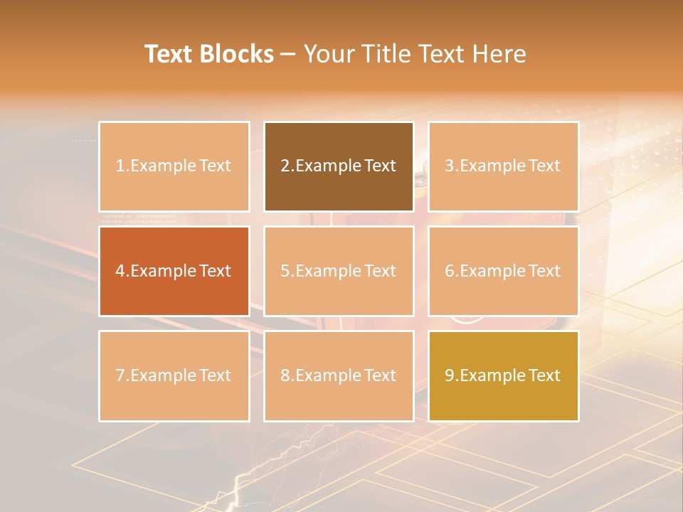 Case Threedimensional Effects PowerPoint Template