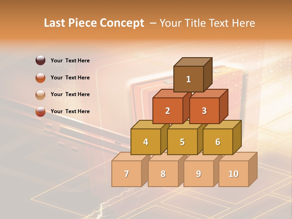 Case Threedimensional Effects PowerPoint Template