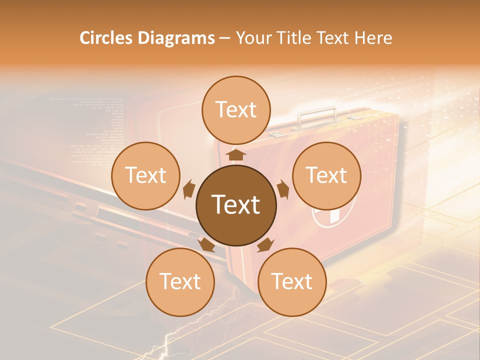 Case Threedimensional Effects PowerPoint Template