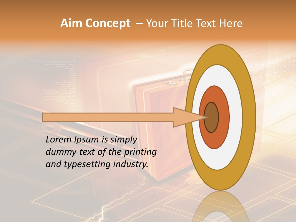 Case Threedimensional Effects PowerPoint Template