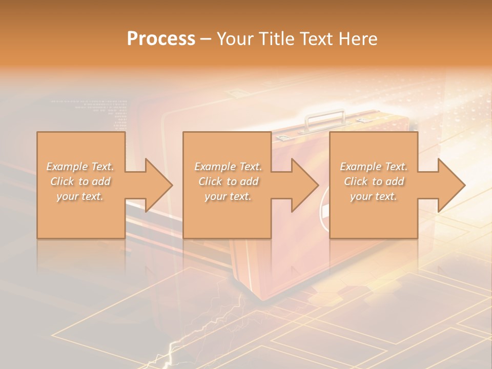 Case Threedimensional Effects PowerPoint Template