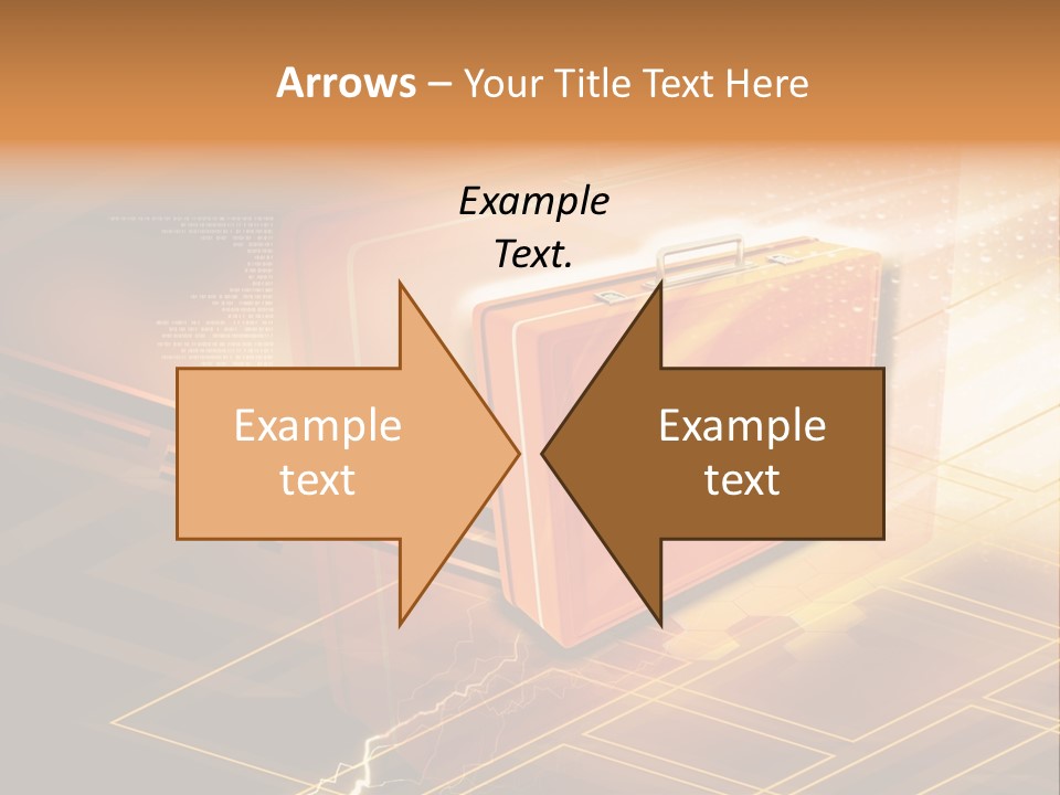 Case Threedimensional Effects PowerPoint Template