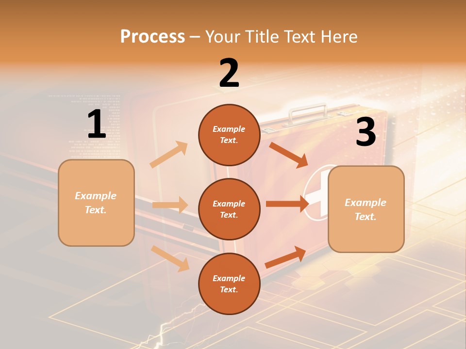 Case Threedimensional Effects PowerPoint Template