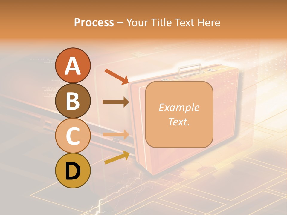 Case Threedimensional Effects PowerPoint Template