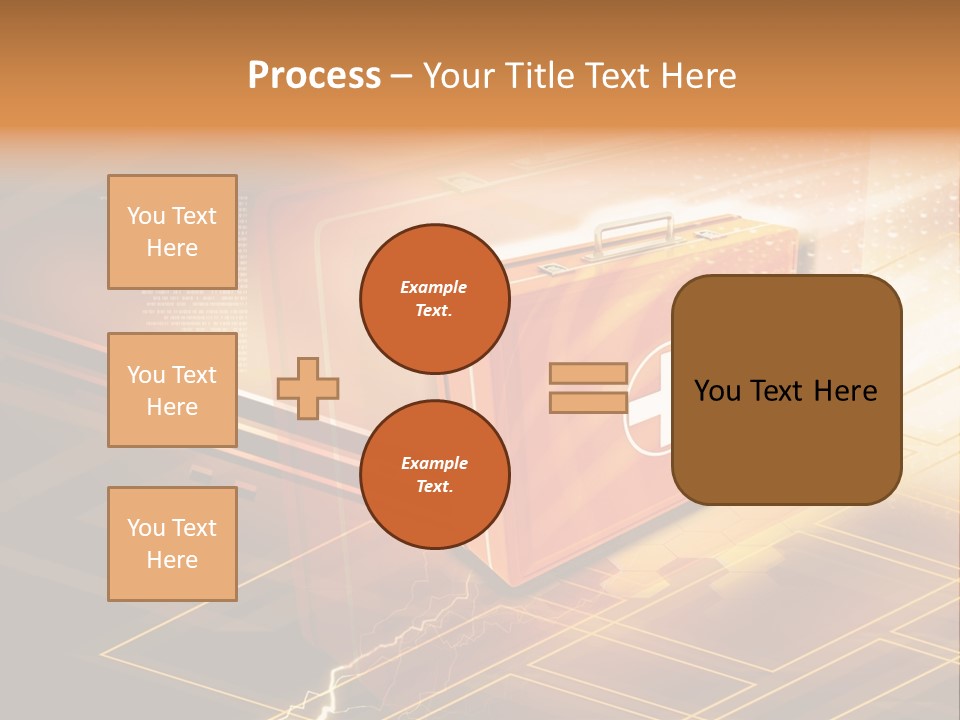 Case Threedimensional Effects PowerPoint Template