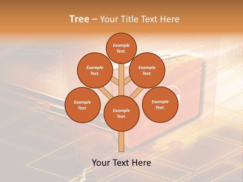 Case Threedimensional Effects PowerPoint Template