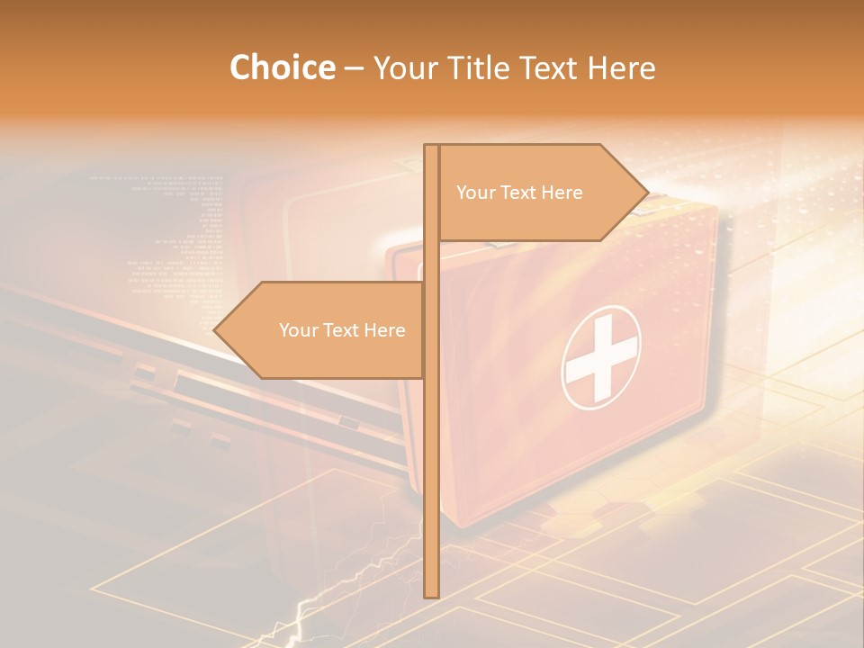 Case Threedimensional Effects PowerPoint Template
