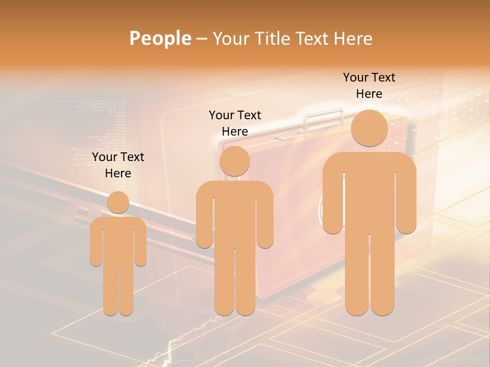 Case Threedimensional Effects PowerPoint Template
