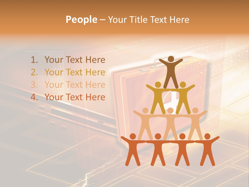 Case Threedimensional Effects PowerPoint Template