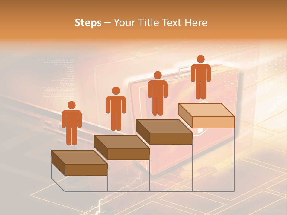 Case Threedimensional Effects PowerPoint Template
