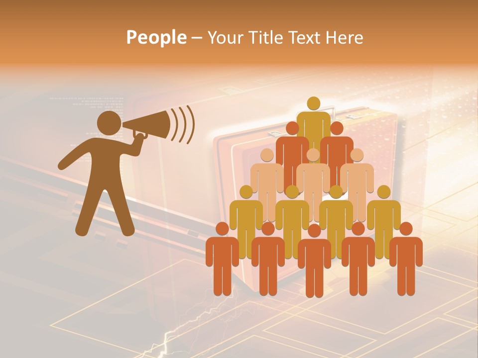 Case Threedimensional Effects PowerPoint Template