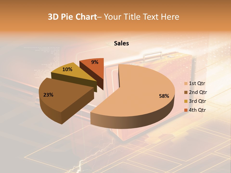 Case Threedimensional Effects PowerPoint Template