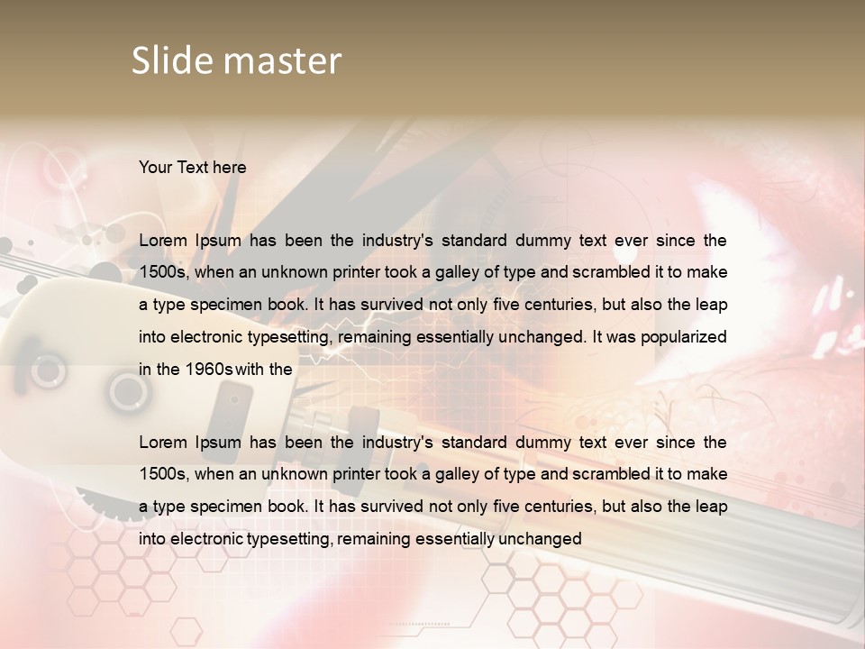 Effects Tool Medicine PowerPoint Template