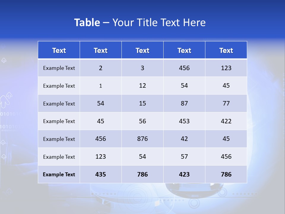 Render Digital Background PowerPoint Template