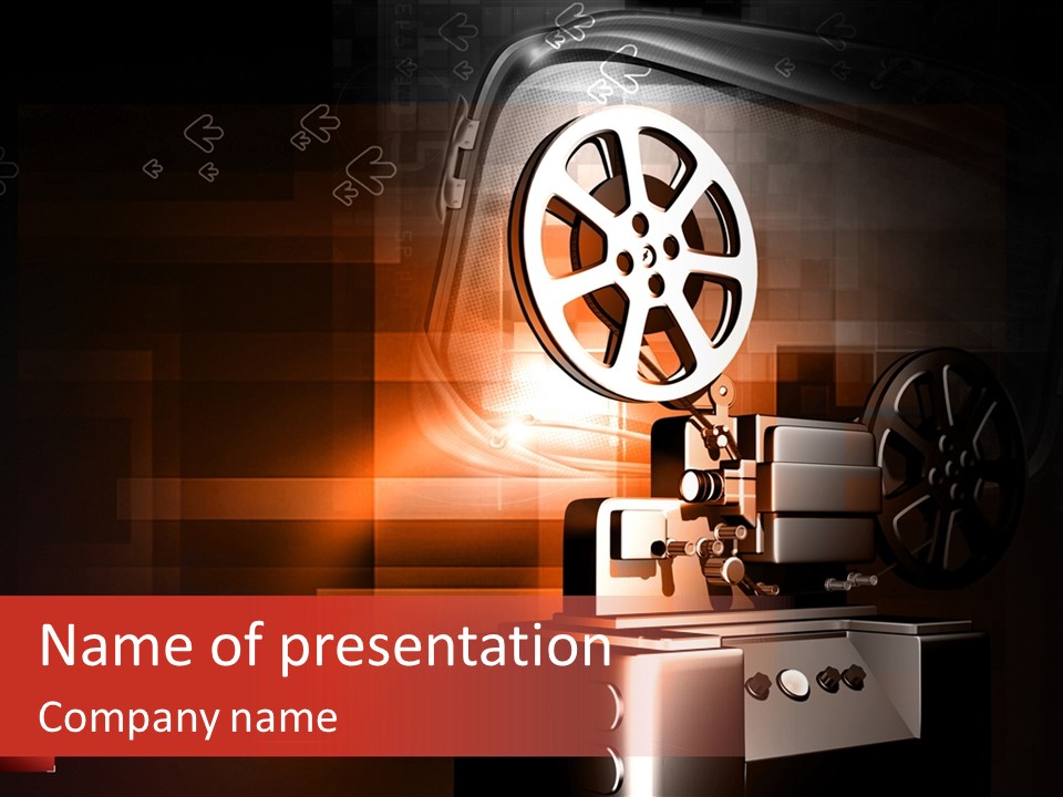 Retro Old Rotation PowerPoint Template